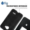 Fig Flip II Liquid Silicone Case - Black
