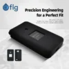 Fig Flip II Liquid Silicone Case - Black