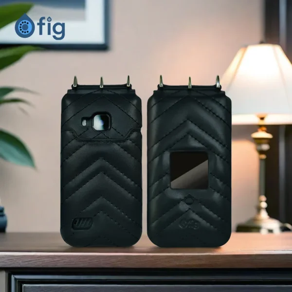 Fig Flip II Genuine Leather Crossbody Case (with strap) - 6 Colors